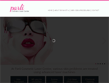 Tablet Screenshot of parlicosmeticlasercenter.com